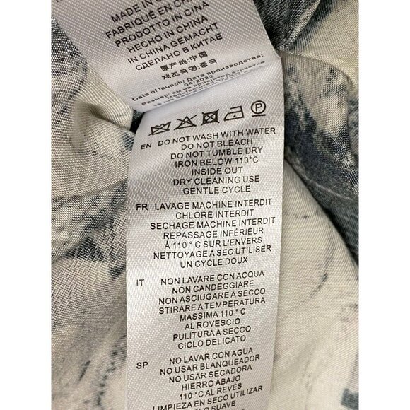 IRO Dress Sz 34 FR /US 2 Maxi Midi Black Beige abstract high low Designer Luxury - Picture 9 of 14